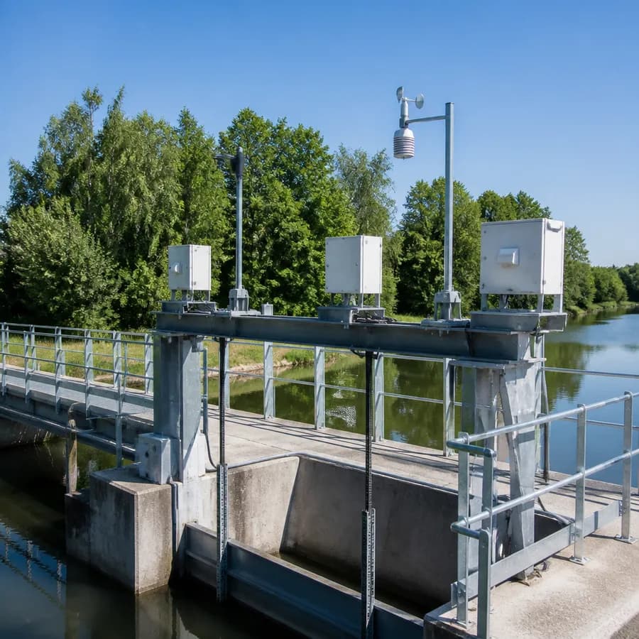 Prace techniczne w Dąbrówce-Wyłazach. Zaplanowano montaż nowych urządzeń pomiarowych