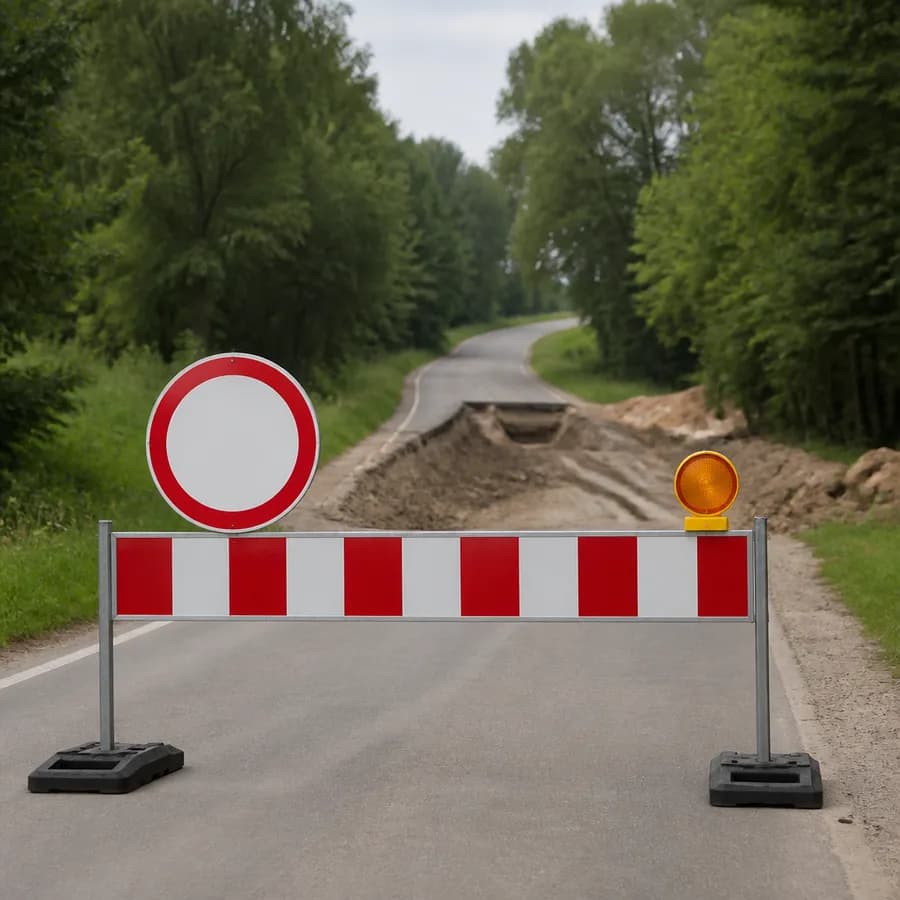 Remont trasy między Koszewnicą a Łączką. Odcinek drogi powiatowej zostanie zamknięty