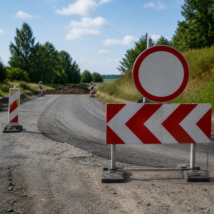 Remont trasy ze Skarżyna do Kłódzia. Drogowcy wprowadzają tymczasowe zamknięcie