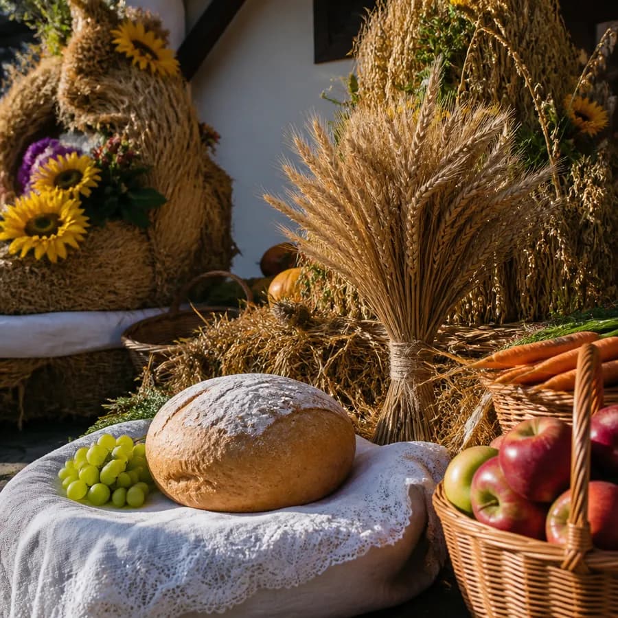 Mieszkańcy gminy Wiśniew dziękowali za tegoroczne plony